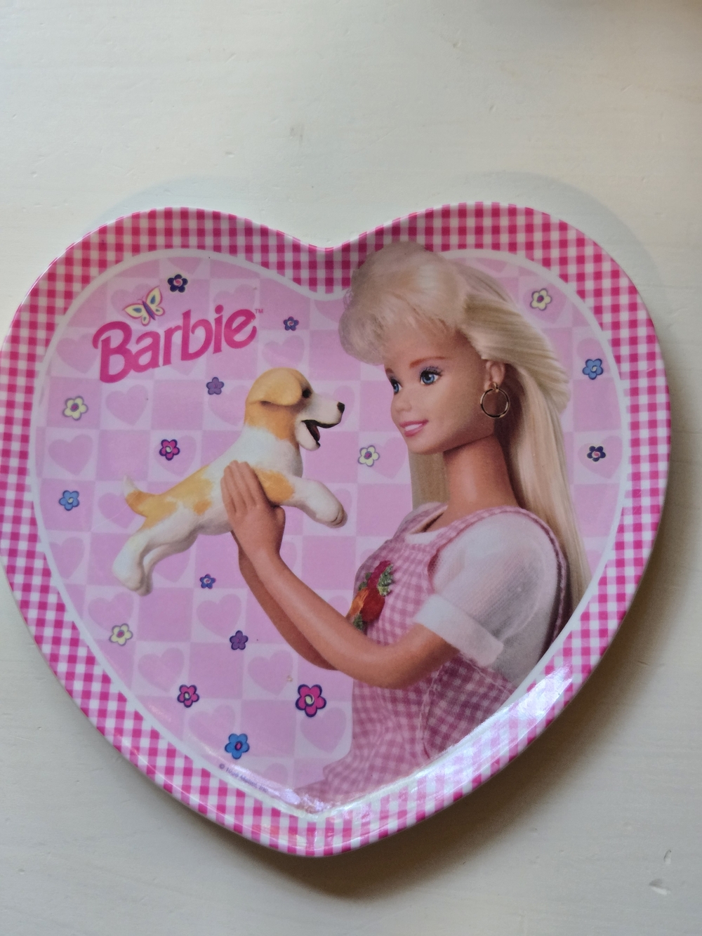 Barbie Vintage Plastic Plate By Zak Designs 1996 Mattel